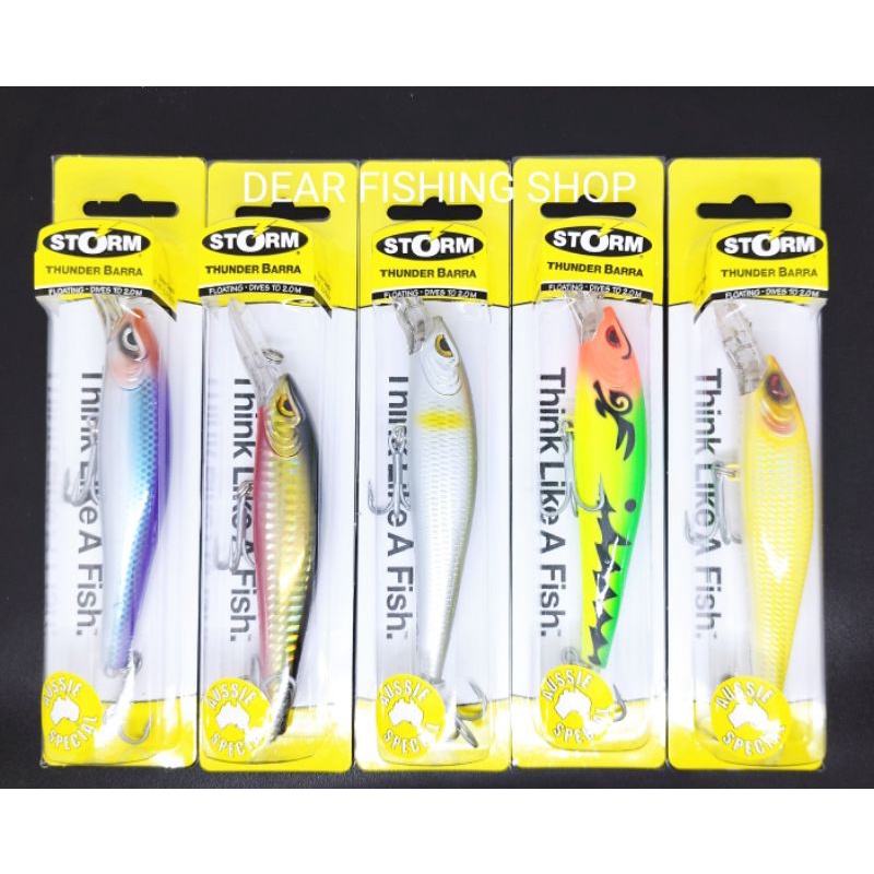 Umpan Casting Minnow Storm Thunder Barra Floating