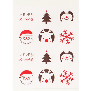 

Stiker X'mas, stiker cookies, stiker kado, stiker buku, stiker nama