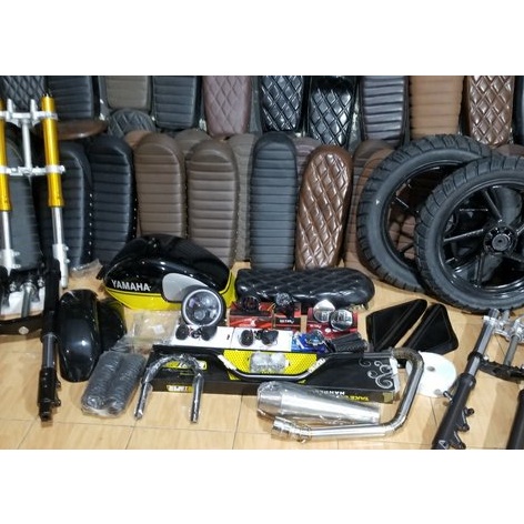 paket japstyle scrambler vixion new dan old model xsr alat custom lengkap