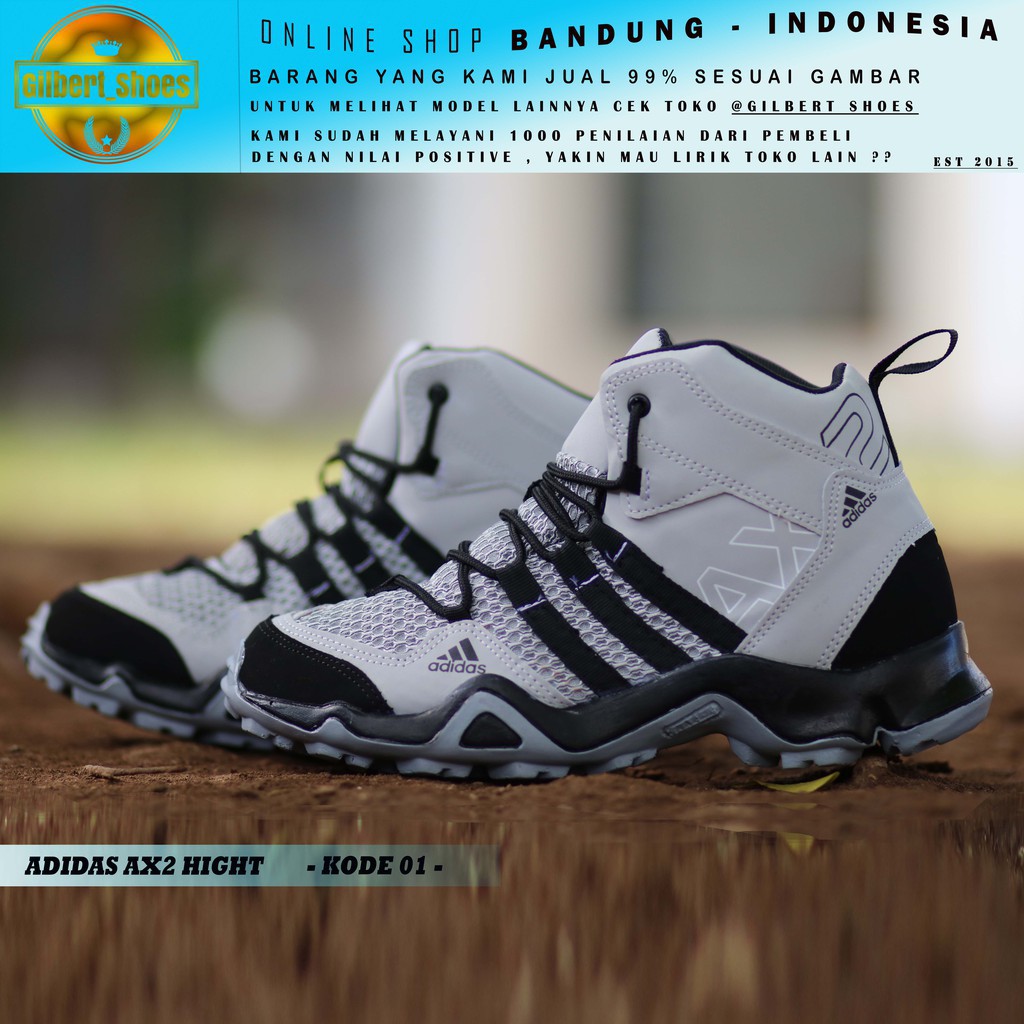 F30   ADIDAS AX2 HIGHT SEPATU GUNUNG TRACKING OLAHRAGA PRIA SPORT RUNNING i