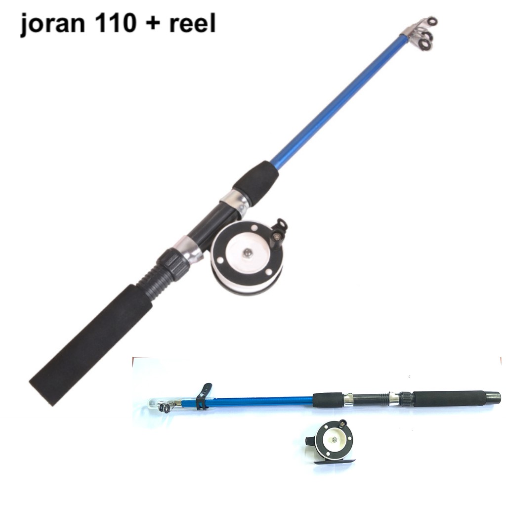 SEPAKET JORAN ANTENA DAN REEL TOKOS MURAH UKURAN READY 110 DAN 150 CM