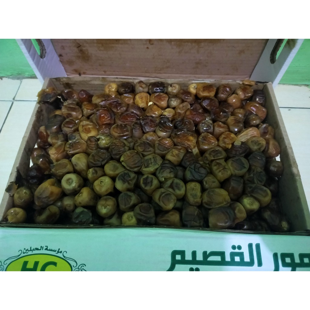 

Kurma Sukari 1Kg / Sukari Al Qosim / Kurma Raja/ Kurma Curah Murah Berkualitas