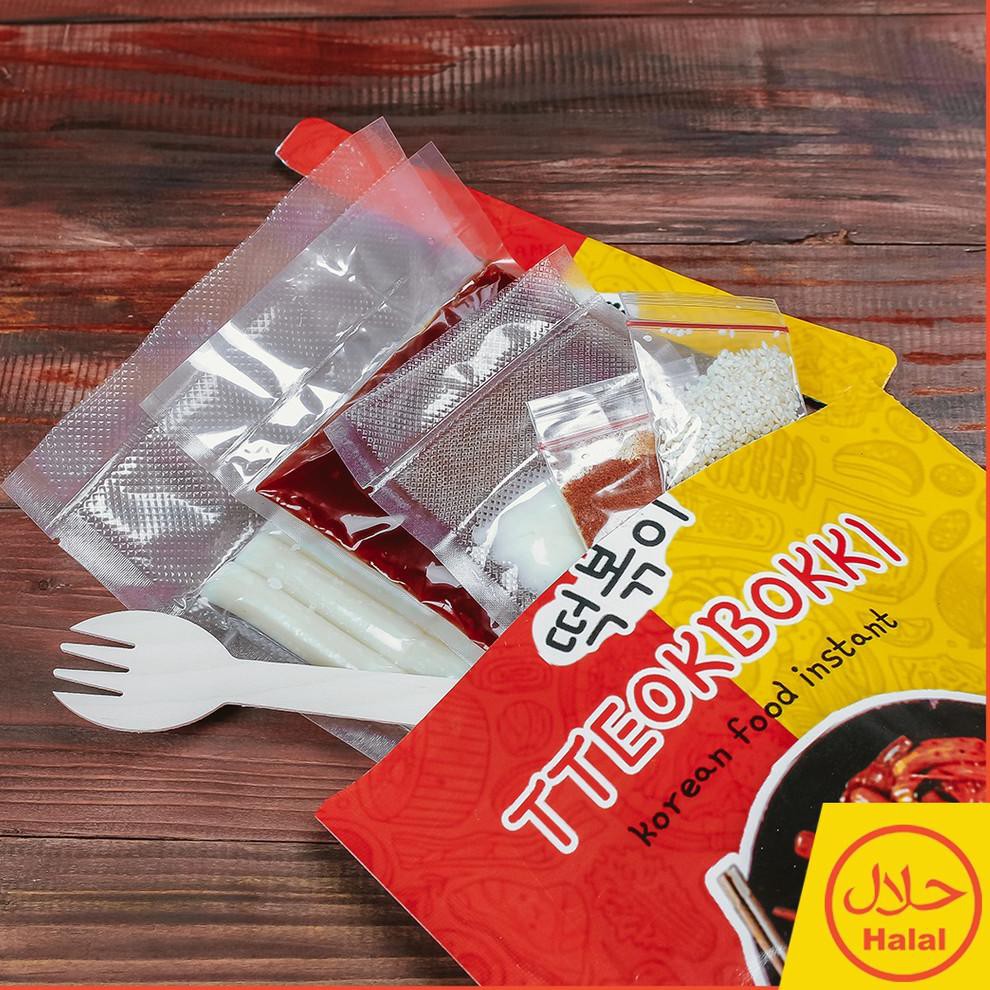 

Diskon's lagih Pameokja Tteokbokki Mozarella Instan Halal ( Topokki / Toppoki / Rice Cake ) Korean F