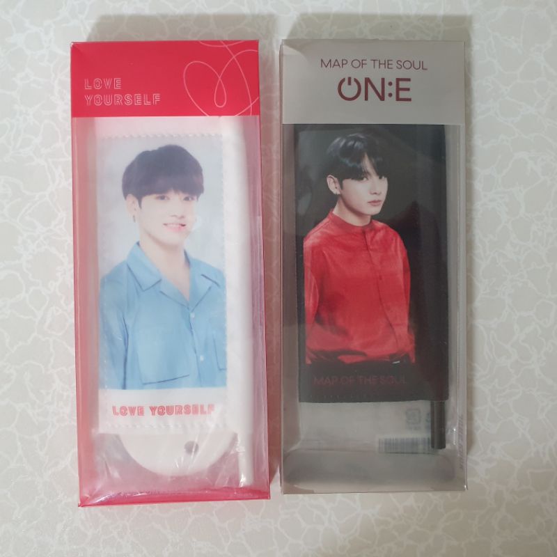 [UNSEALED] BTS JUNGKOOK MINI FLAG LOVE YOURSELF & MAP OF THE SOUL ONE