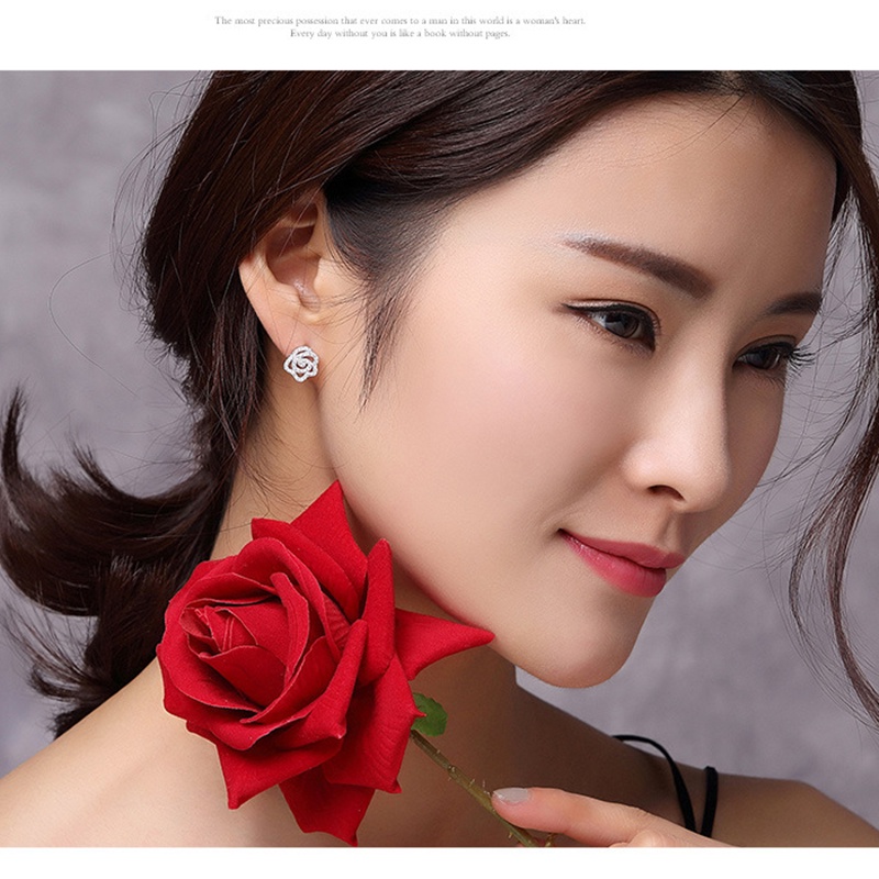 925 anting-anting perak murni, Busana sederhana, Anting-Anting wanita, Perhiasan Fashion Korea, Aksesoris telinga ED015