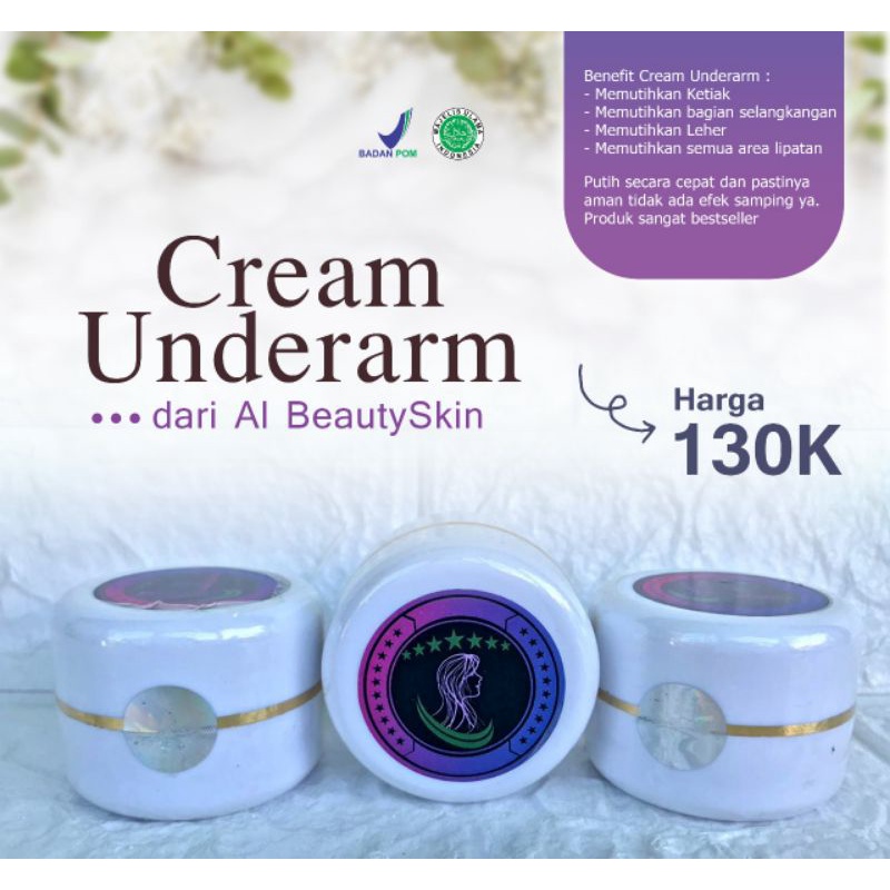 Cream Underarm AL Beautyskin / Cream Kety Slengky ( Cream Ketiak/selangkangan/lipatan )