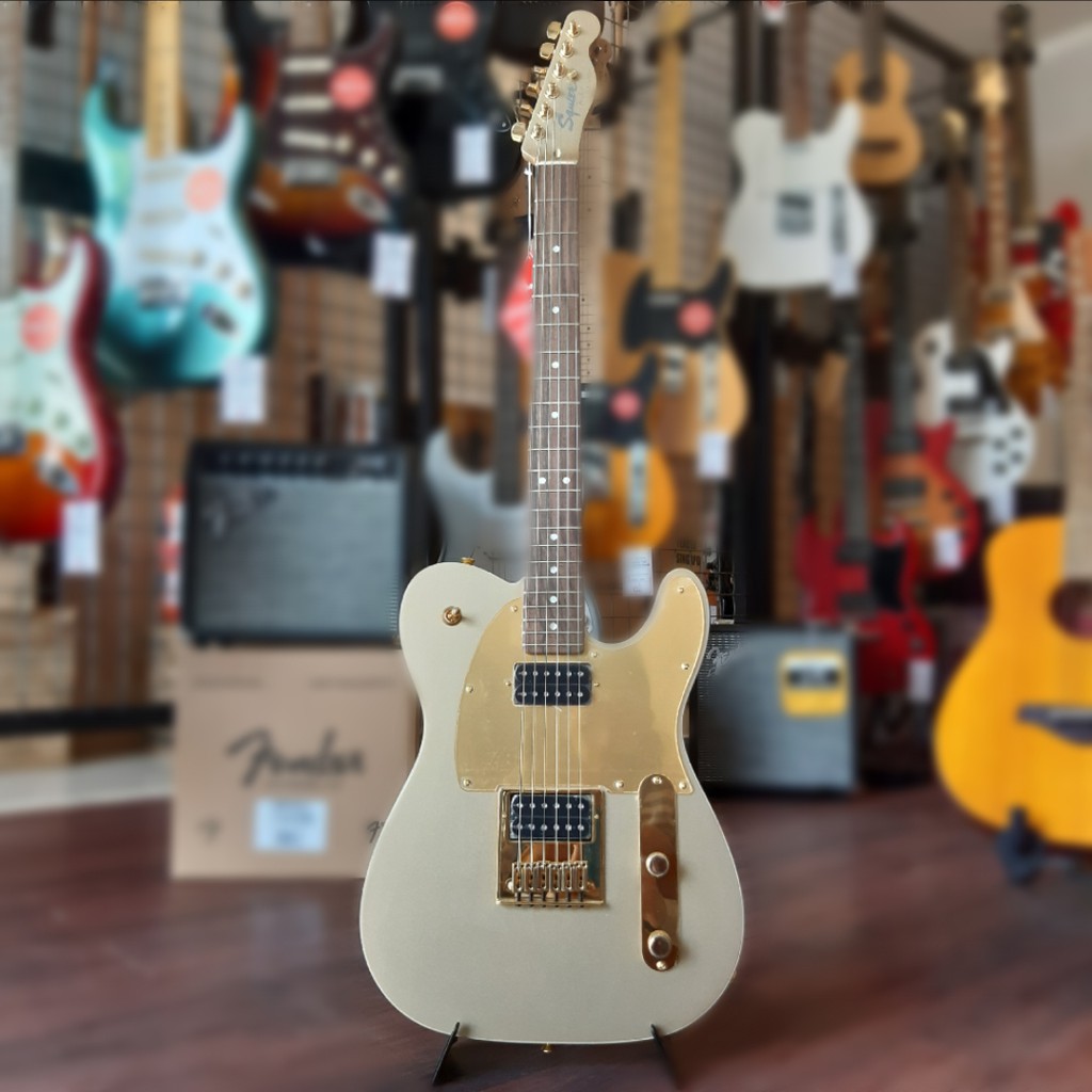 Squier John 5 Signature Telecaster Electric Guitar Frost Gold Shopee Indonesia