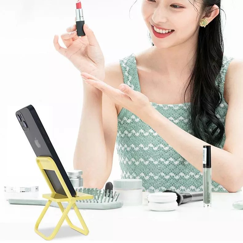NA-Holder Hp Model Kursi Lipat Mini Smartphone Macaron Stand HP D53
