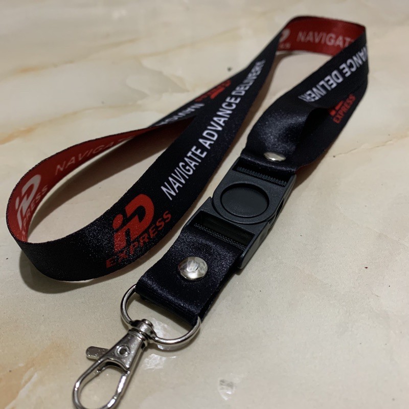 Tali ID Express Id Card Lanyard Gantungan Bisa Satuan