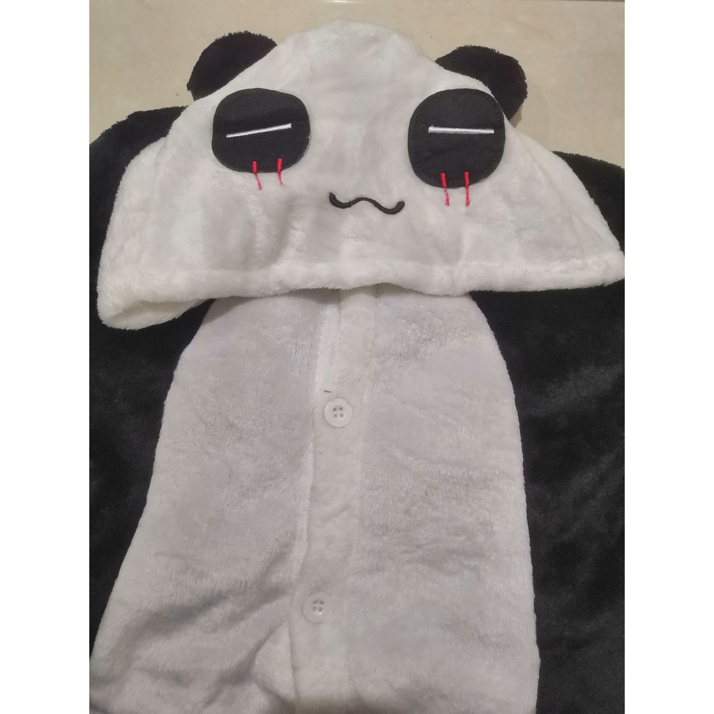 Kostum Lucu Anak Panda Import Baju Tidur Cosplay Animal Binatang Hewan Costume Premium Quality