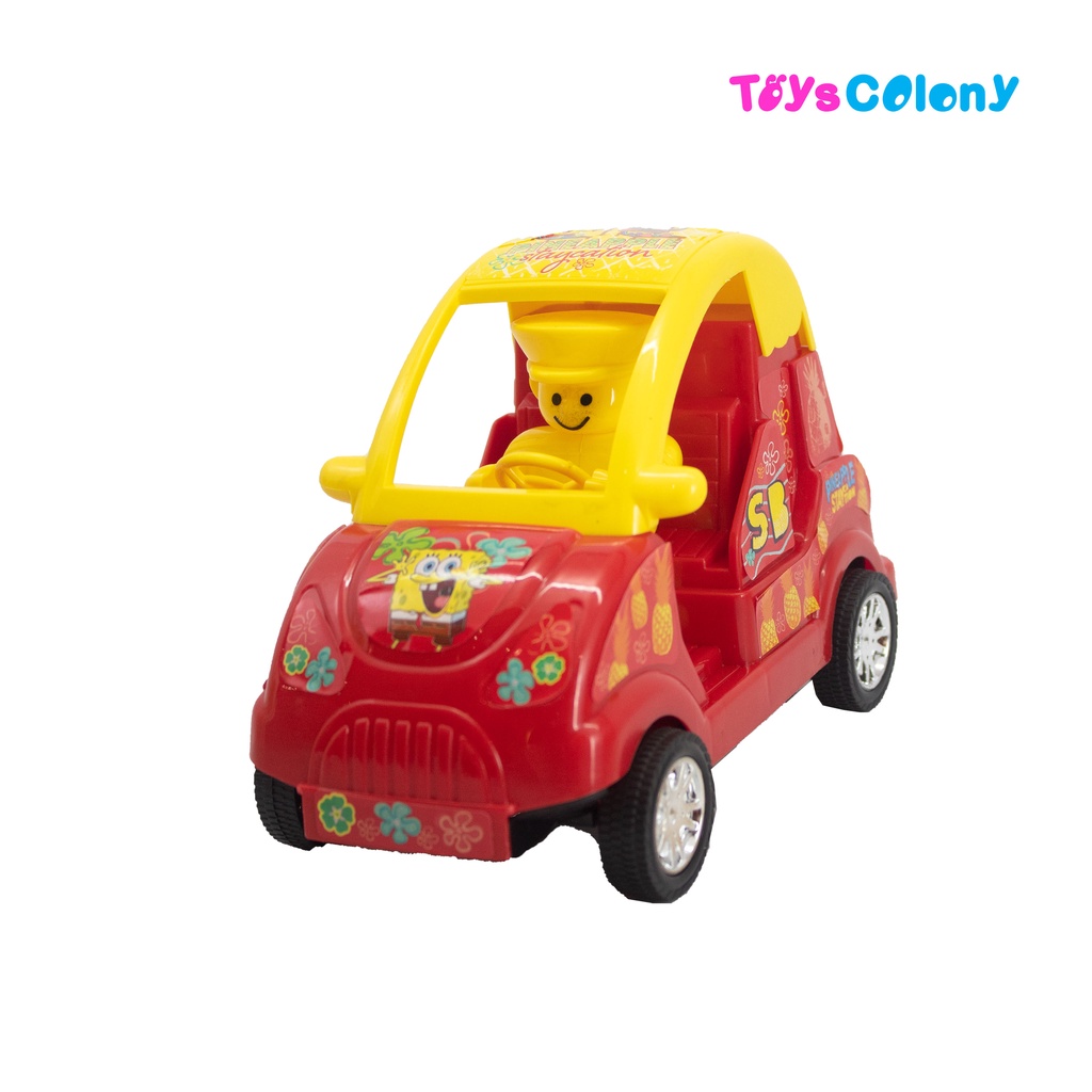 Mobil Golf Spongebob Pull String / MAINAN ANAK