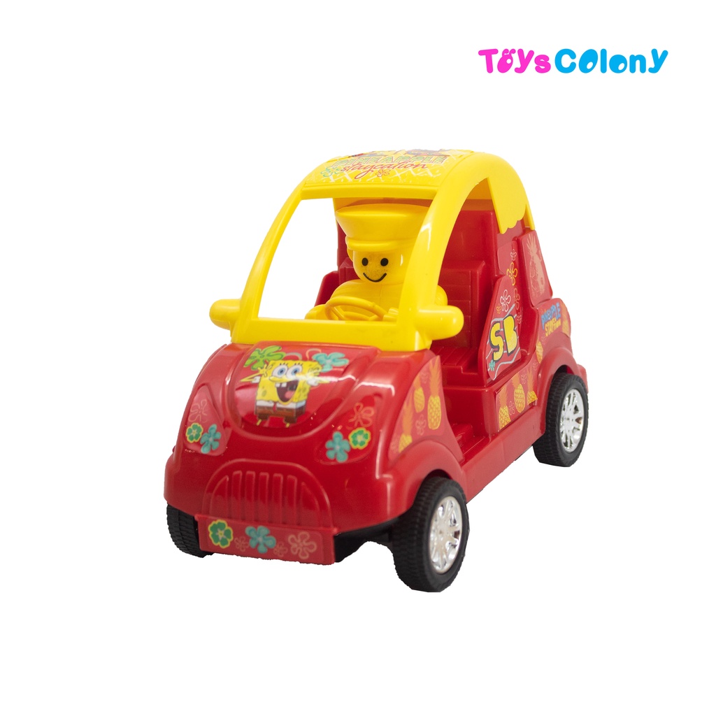 Mobil Golf Spongebob Pull String / MAINAN ANAK