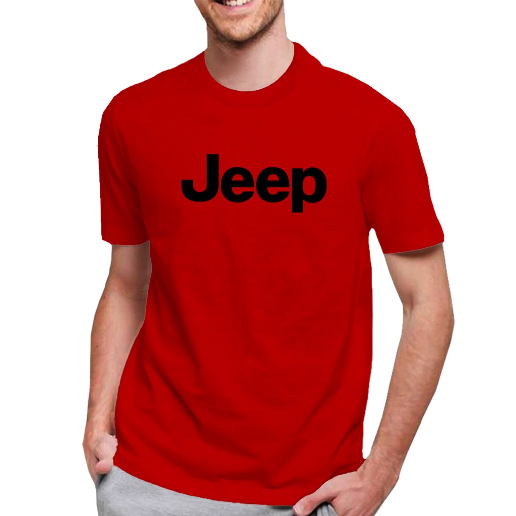 Baju Kaos Pria T-Shirt JEEP Baju Kaos Pria / Wanita Bahan Catton 100%