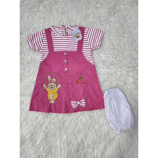 baju bayi perempuan dress baby girl hb8