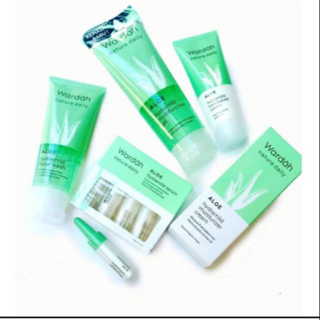 Wardah Nature Daily Aloe Hydramild Series by Ailin Kosmetik