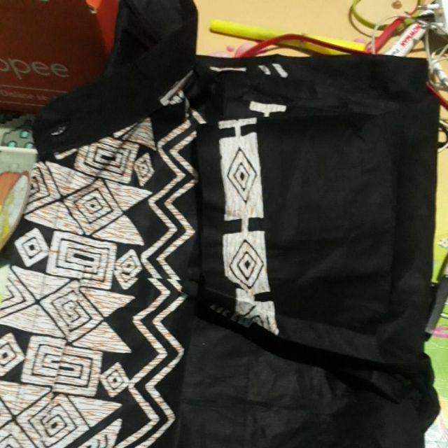 Bswart Batik Hrb026 Kenongo Hem Pendek Padi Pekalongan M L Xl Batik Pria Murah Modern Grosir