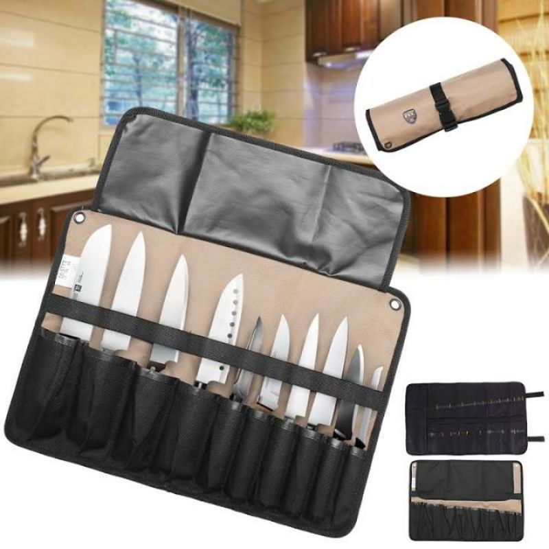 Tas Pisau Set Chef Knife Bag Tas Pisau Dapur Roll Bag