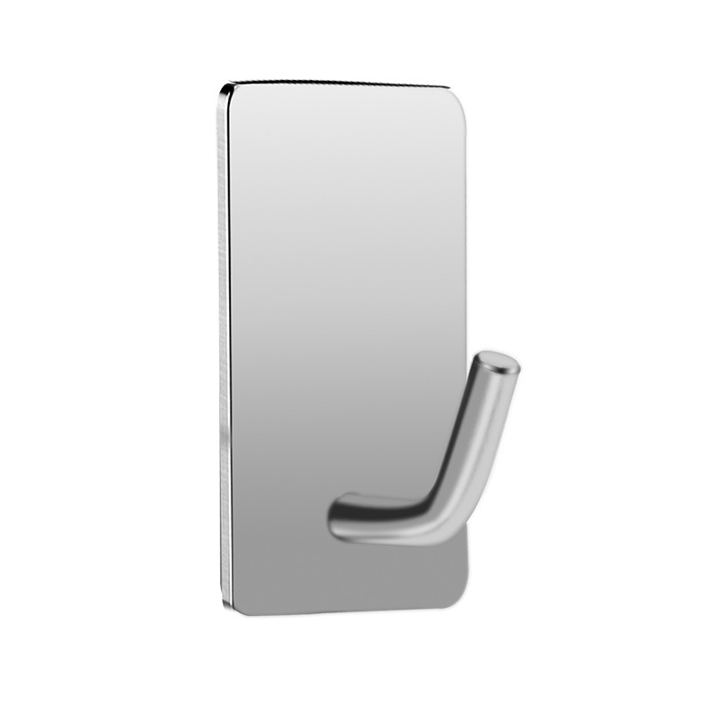 1/4 Pcs Stainless Steel Wall Hooks / Self Adhesive Sticky Hooks for Bathroom Key Bag Coat Towel  Hanger Storage Hanging Holder Rack