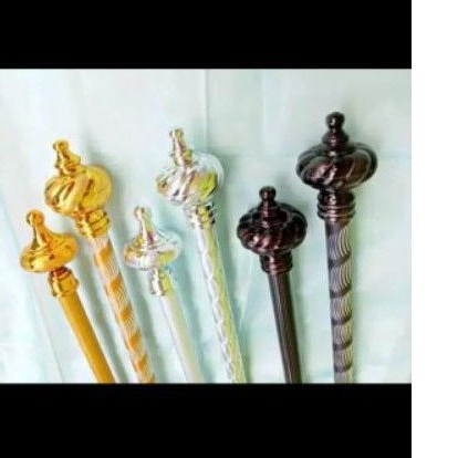 BATANG HORDEN FULL SET BESI / BATANG GORDEN KRISTAL TERMURAH DEKORASI JENDELA GORDEN FULLSET BATANG 