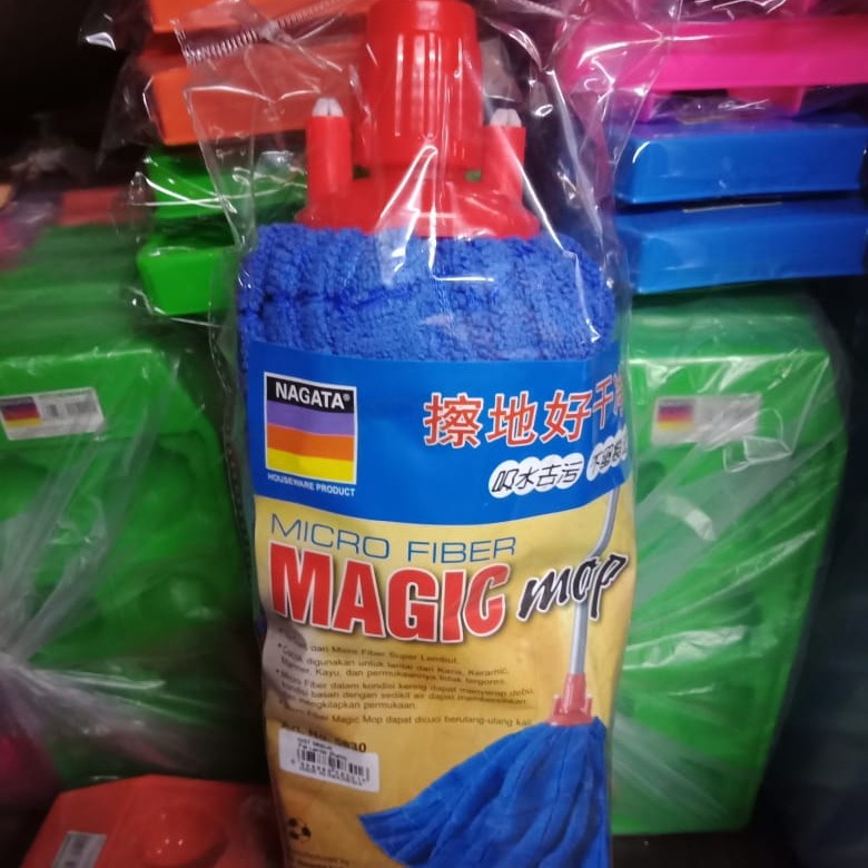 Nagata NG5830 Pel Lantai kain Microfiber - Magic mop Bersih