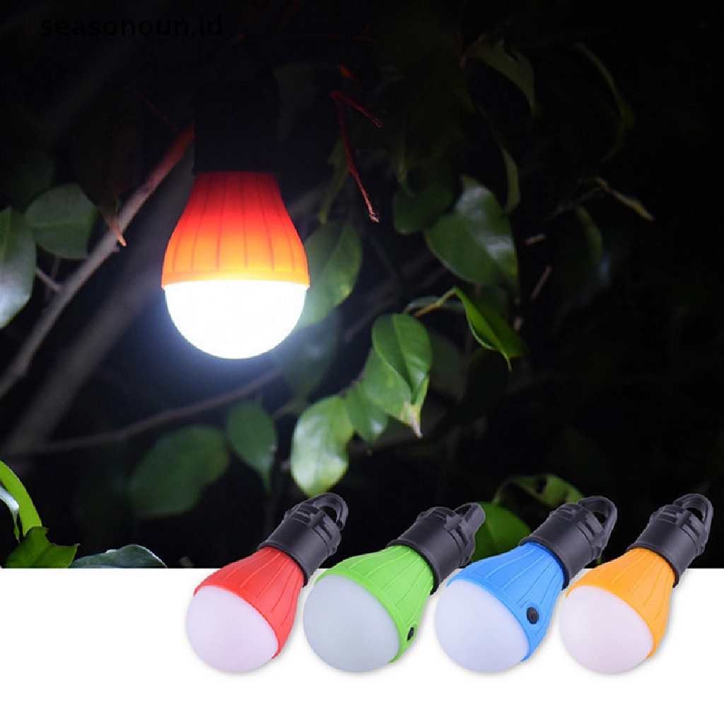 (seasonoun) Lampu Gantung 3-LED Portable Untuk Tenda Camping / Outdoor