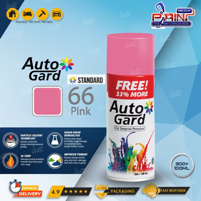 AUTOGARD PINK 66 - Cat Semprot Premium Motor Rumah