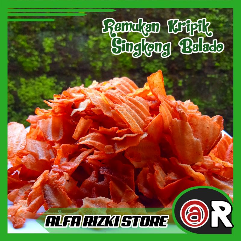 Jual 1 Kg Remukan Keripik Singkong Balado I Keripik Singkong Balado