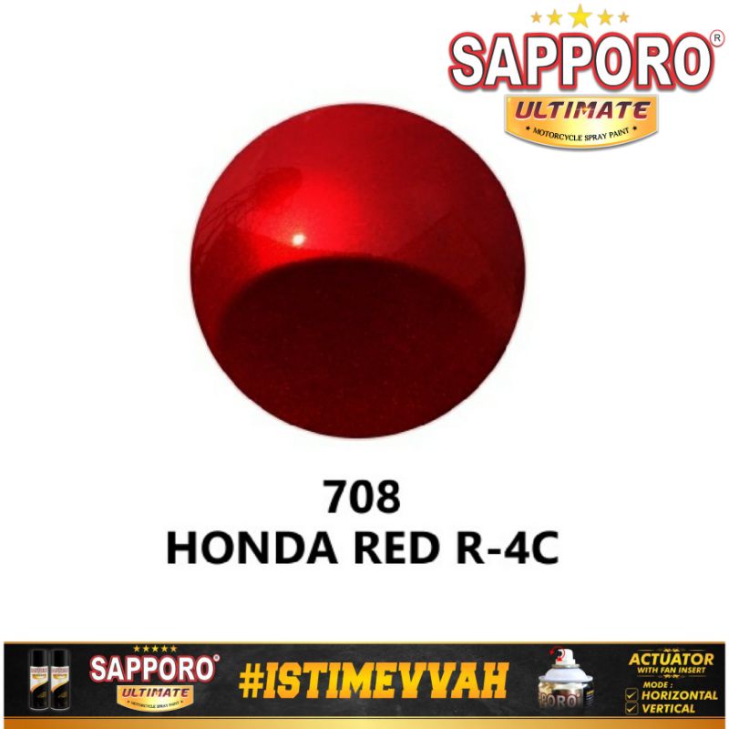 sapporo 300ml candytone honda red R-4C 708 cat semprot spray paint