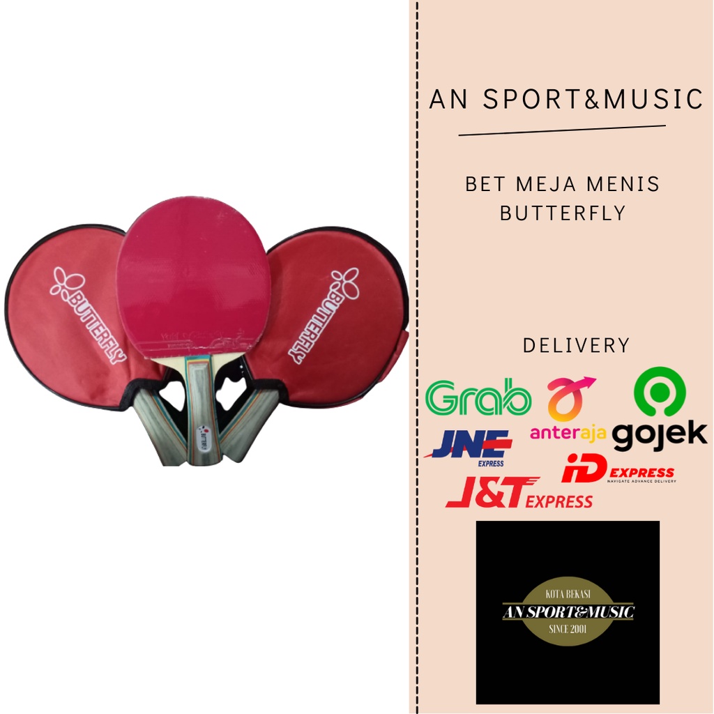 Bet Pingpong Butterfly. Bet Tenis Meja Murah Pingpong