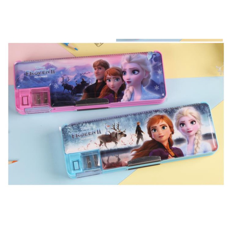 PENSIL CASE MAGNET TEMPAT ATK KOTAK PENSIL ATK SEKOLAH MOTIF FROZEN 1762/1761-1762