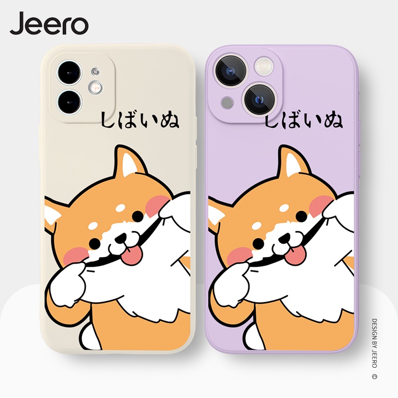Jeero Premium Silicone Soft Case Cute Funny Lucu Shockproof Square Edge