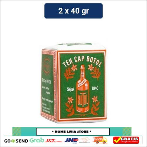 

Teh Cap Botol Hijau 2 x 40 gr