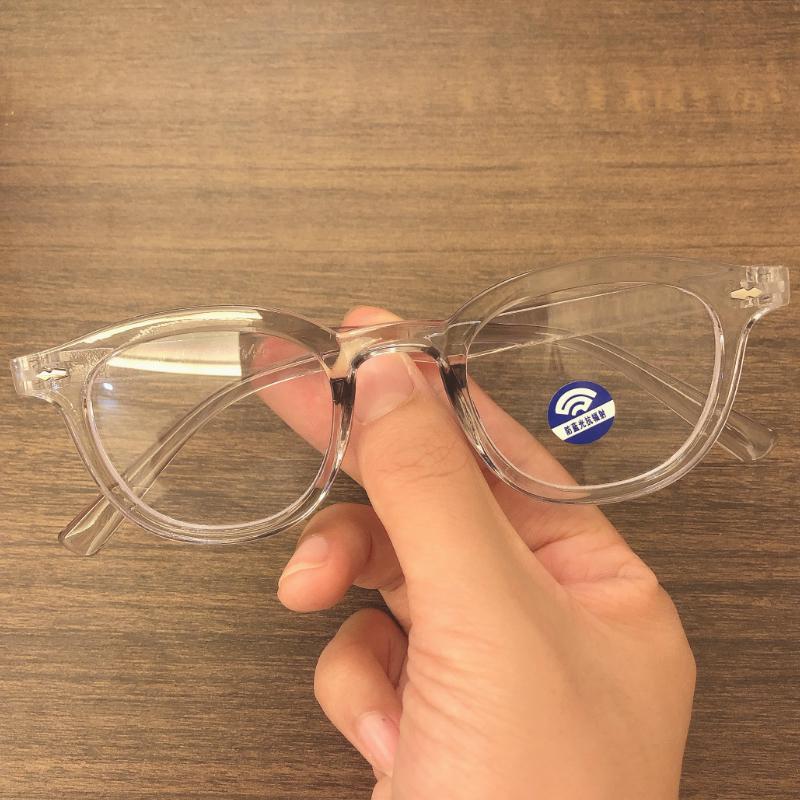 Korean fashion anti-blue light retro small round frame ins glasses