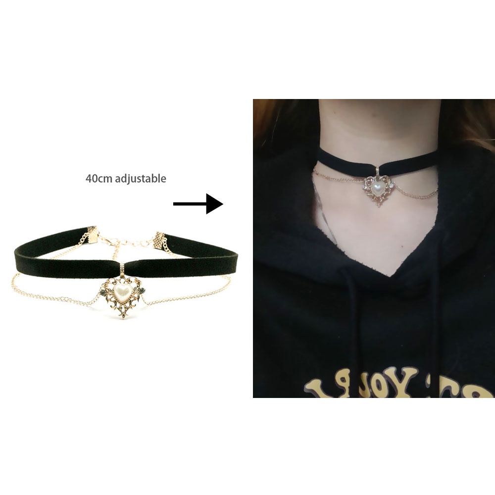 Kalung Choker Bahan Kulit Bentuk Bulat Gaya Gothic Punk Vintage Untuk Pria Dan Wanita