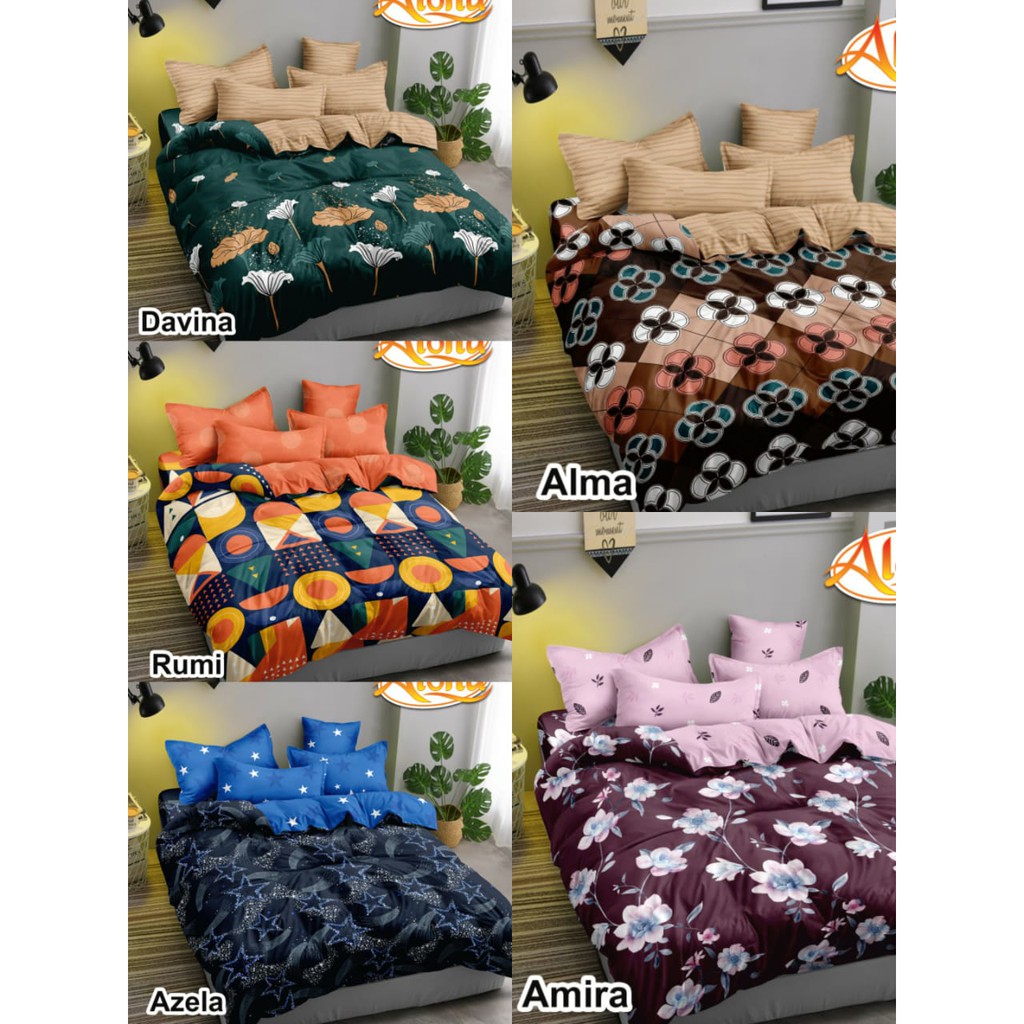 Bedcover Set Sprei Aloha 180x200 (Lady Rose And Internal Production)