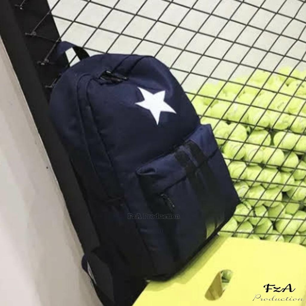 Big Promo..Tas Ransel Distro sekolah kuliah Kerja Pria 4286CV Tas Premium - Ads Navy