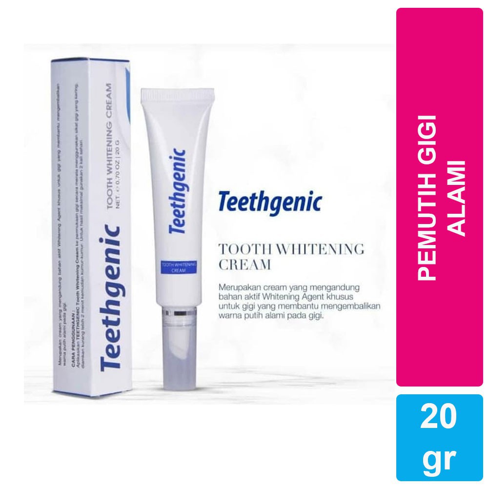 [COD] Teethgenic PEMUTIH GIGI INSTANT PUTIH SECARA ALAMI Krim Whitening Hasilnya Permanent