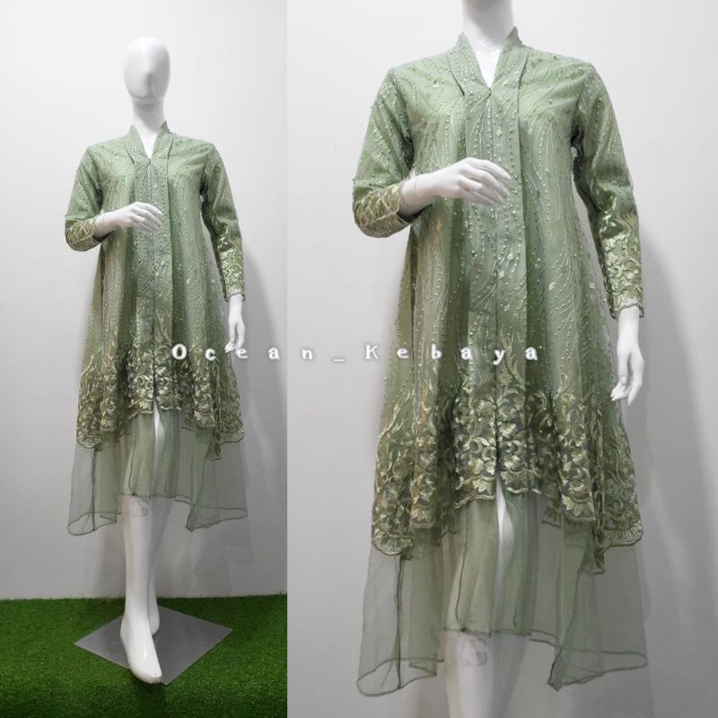 MINI DRESS KARTINI TERBARU - KEBAYA SEMI GAMIS TERBARU - MINI DRESS TULLE BUSUI FRIENDLY - KEBAYA FLOY MINI DRESS