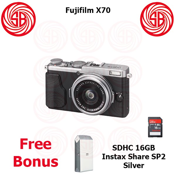 Kamera Fujifilm X70 ; Camera Fuji X 70 ; Kamera Pocket Fujifilm X-70