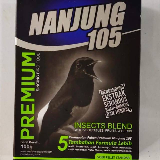 voer nanjung 105 premium 100gram