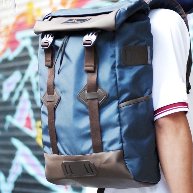 SKY SCRAPPER NAVY |ManNeedMe x URBAN| Tas Ransel Pria Tas Wanita Backpack ORIGINAL