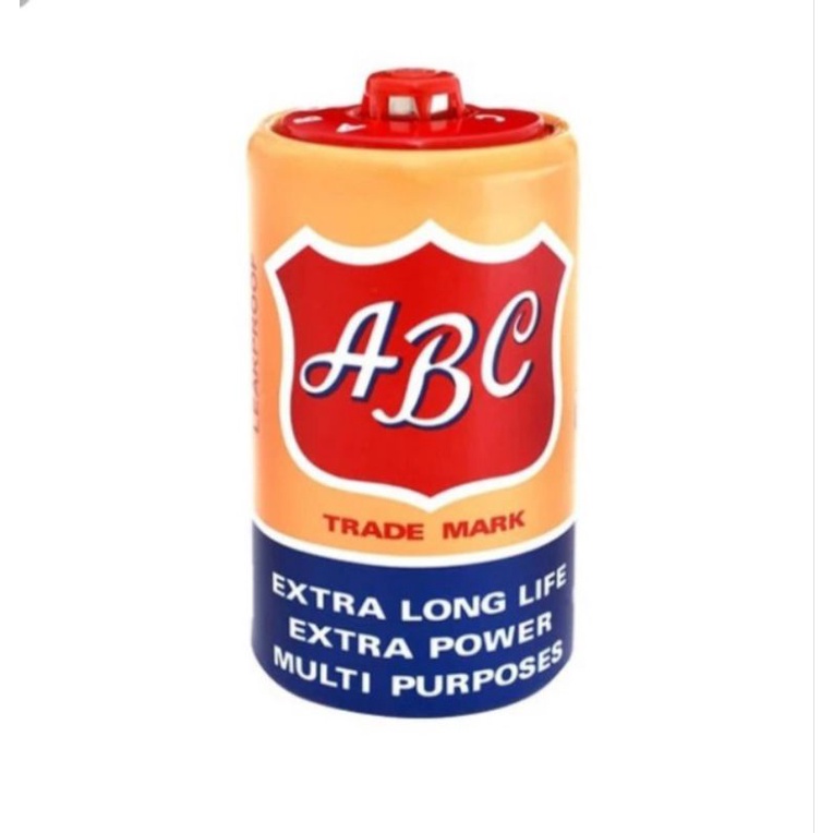 Baterai ABC R20 Kuning Tipe D