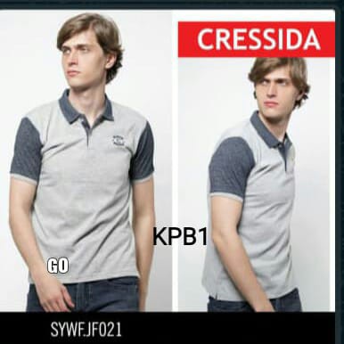 gos KPB CRESSIDA KAOS POLO KERAH Cowok Pakaian Pria Baju Polo Kerah