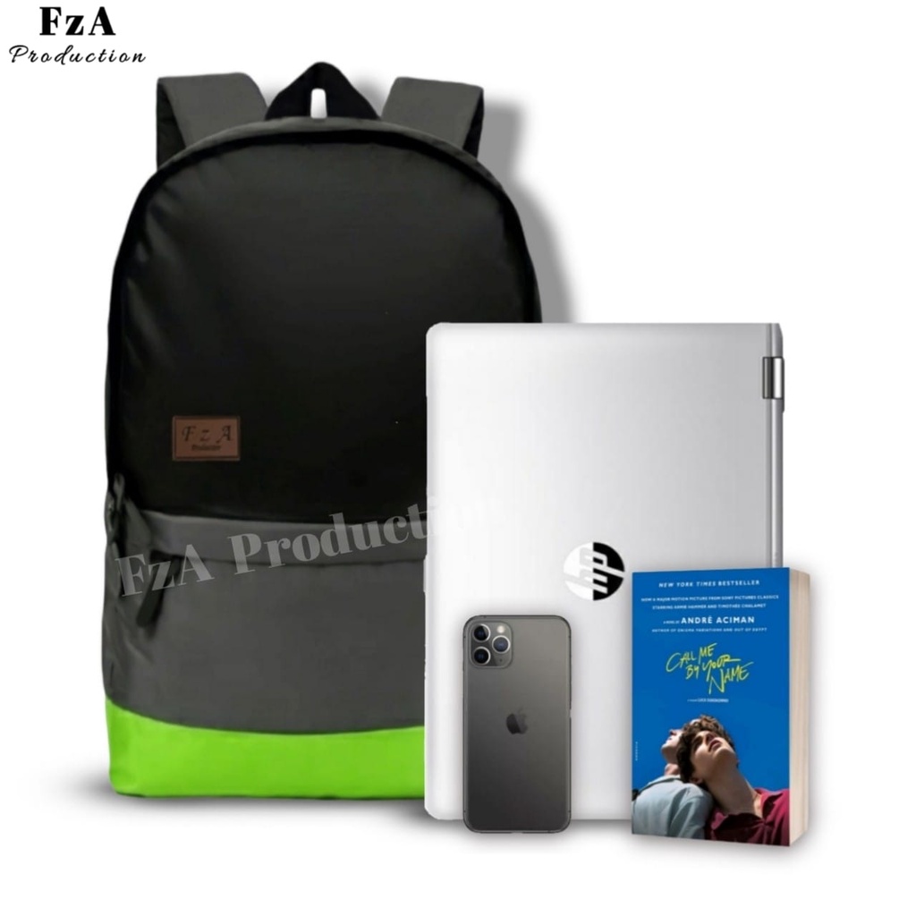 FzA Official - Tas Ransel Gendong Laptop Distro Sekolah Kuliah Pria Wanita Backpack Murah Original Tas Punggung Laptop