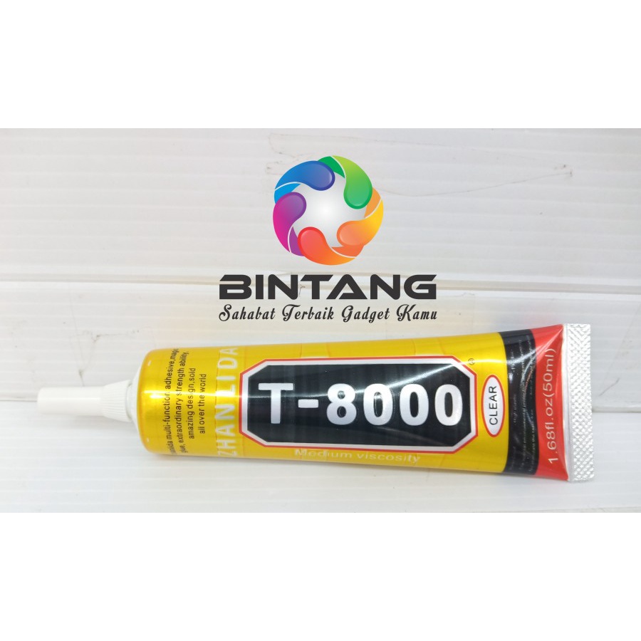 LEM LCD T8000 PUTIH 50ML