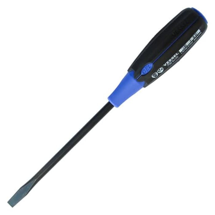 Obeng Vessel 700 Slotted 8 x 150 mm Super Cushion Screwdriver