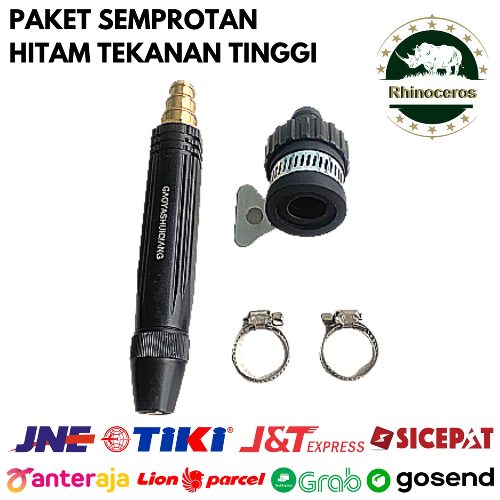 Paket Semprotan Tekanan Tinggi Sambungan Universal dan Klem 1/2- 3/4&quot;