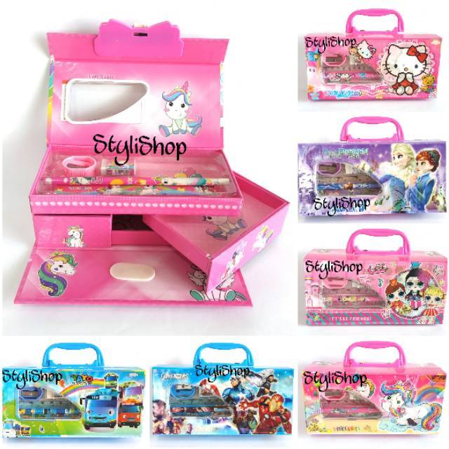 

Kotak Pensil 3D dengan Kode/Sandi Motif Anak, Tempat Alat Tulis, Tempat Pensil