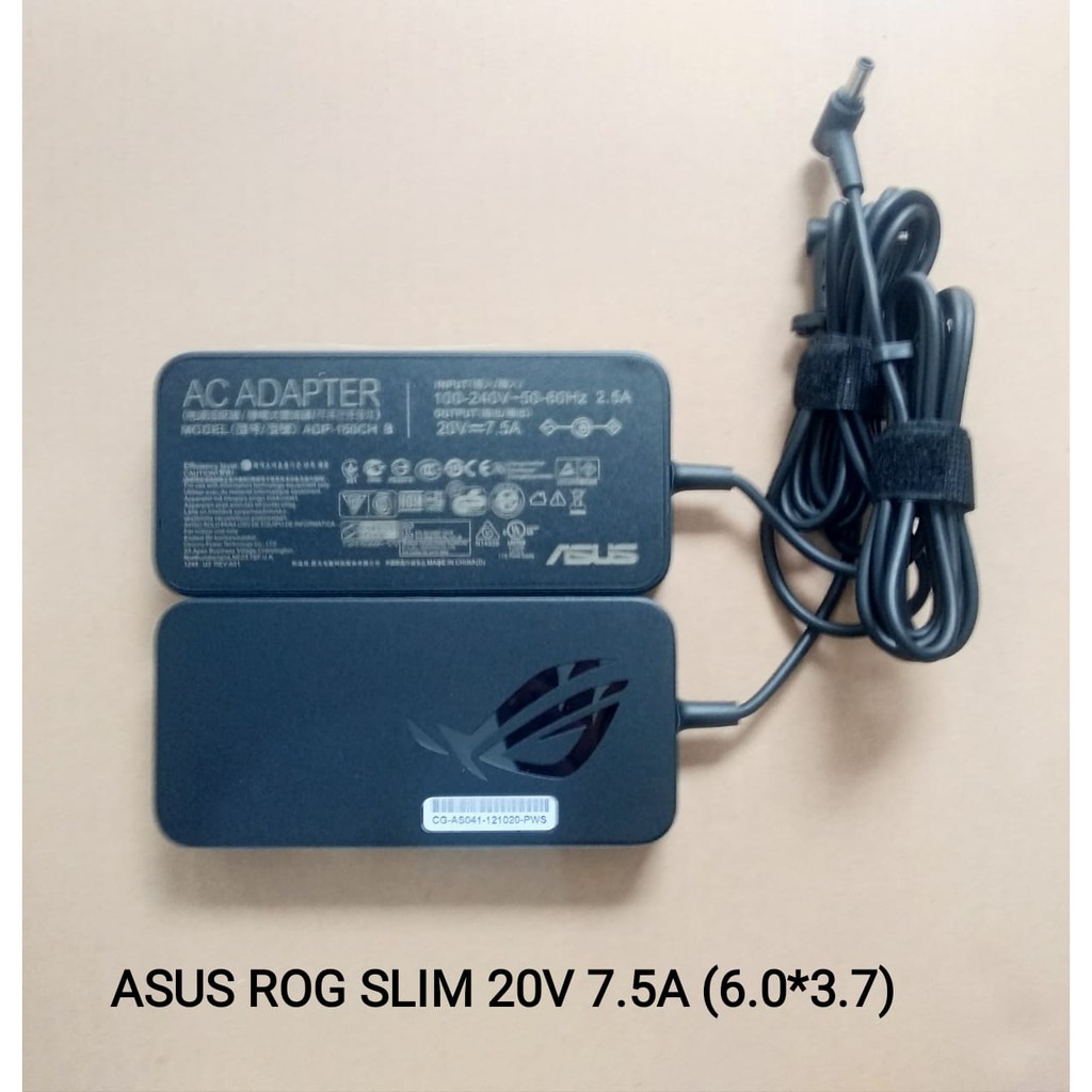 Adaptor Charger ASUS ROG G531G FX95G FX505GT 150W 20V 7.5A  6.0x3.7mm ORIGINAL ADP-150CH B ADP-150CH