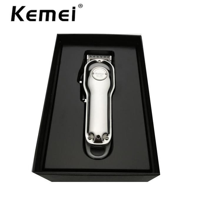 Alat Mesin Cukur Rambut Kemei 1987 Hair Clipper Electric LCD KM-1987